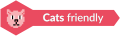 Cats Friendly Badge